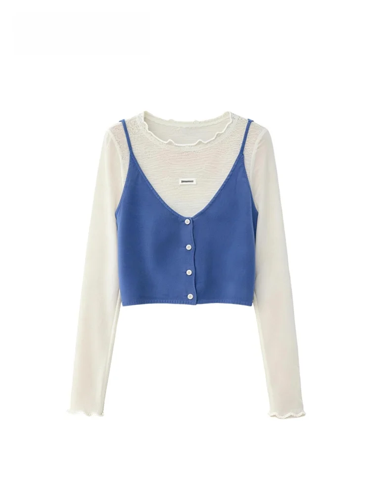 

CaraCLUB plus Size Knitwear Long Sve Casual Women's Faion Top Spring New Sle Versatile plus Size Sister Sli Upper