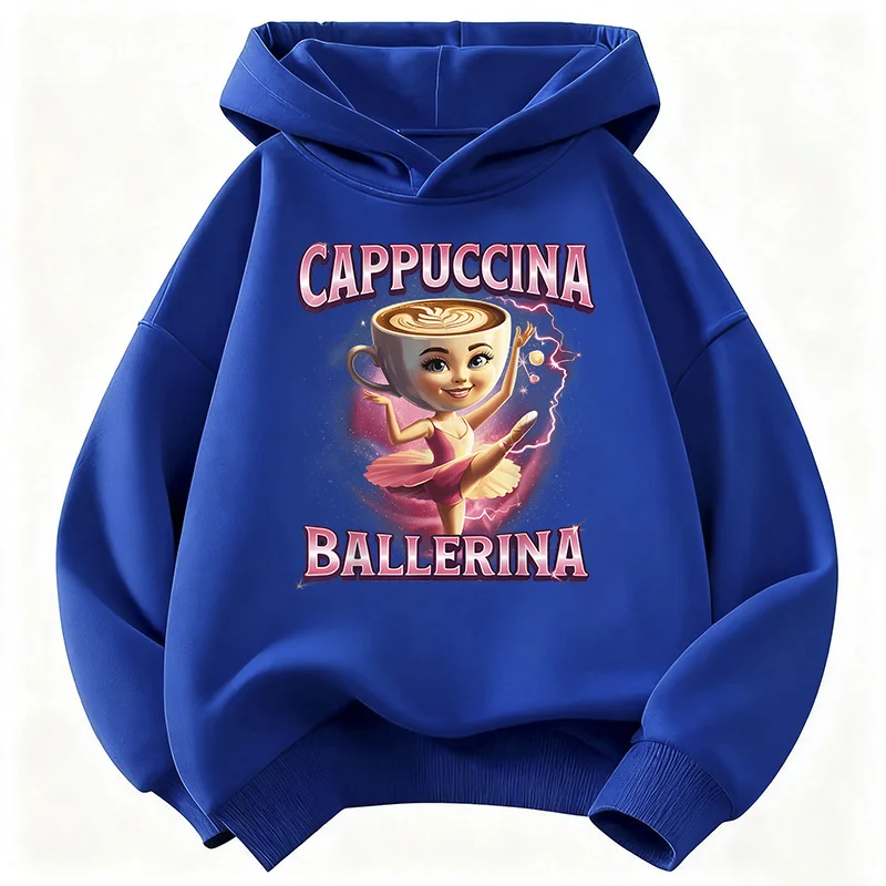 Modischer Italienischer 'Brainrot' Kapuzenpullover für Kinder, Niedliches Design für Jungen und Mädchen, Lässige Hoodies