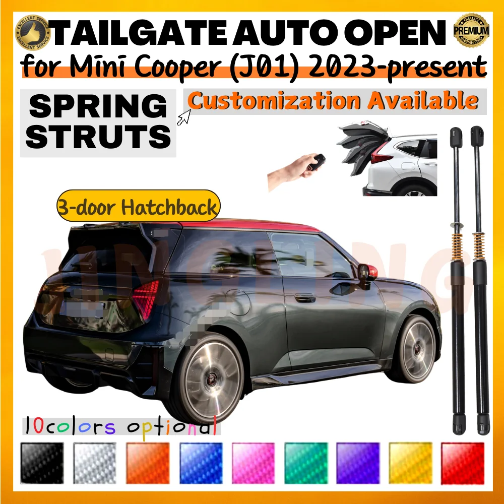

Qty(2) Trunk Struts with Spring for Mini Cooper (J01) 2023-present 3-door Hatchback Rear Tailgate Lift Supports Shock Absorbers