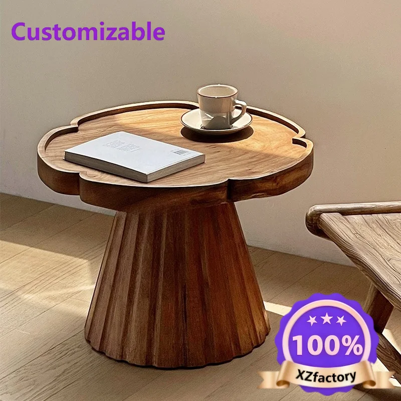 

Factory Direct 2026 Top RatedTocino de árbol redondo de olmo antiguo, borde del sofá, diseñador de alojamiento en familia, muebl