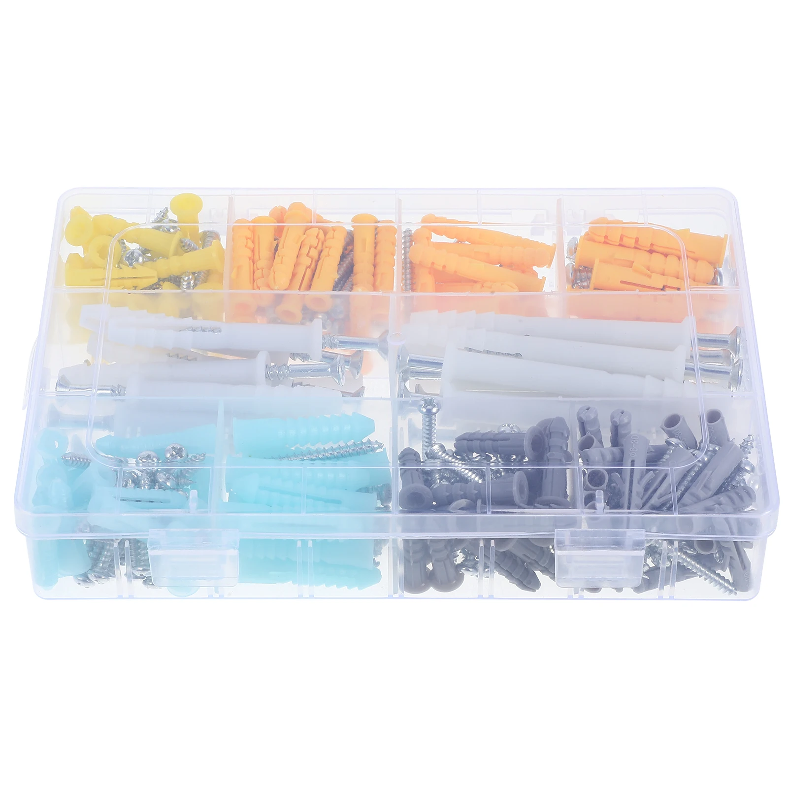 

1 set Expansion Screw Set Drywall Anchors Metal Kit Strong Self-tapping Screws for Wall Plugs Projects Stability