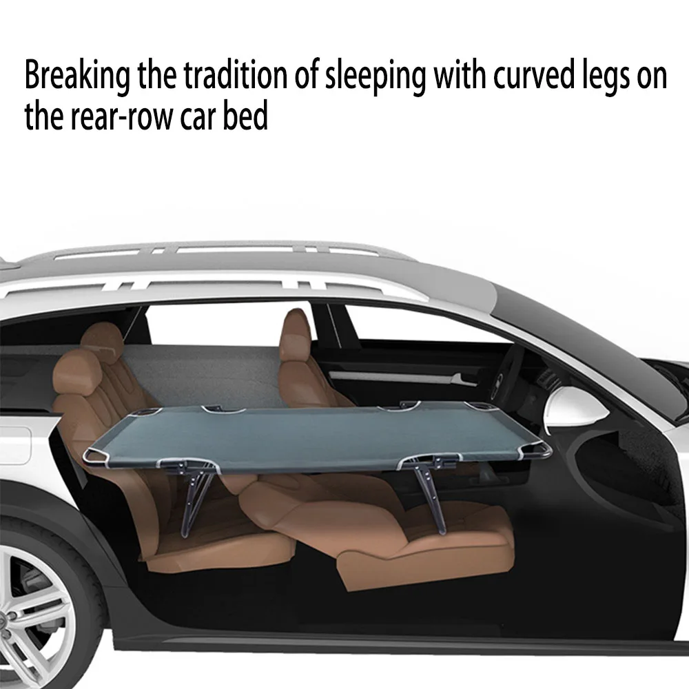 Łóżko samochodowe uniwersalne łóżko ze zmodyfikowanym samochodem przenośne drugi pilot łóżko składane tylne akcesoria do wnętrza samochodu łóżeczka