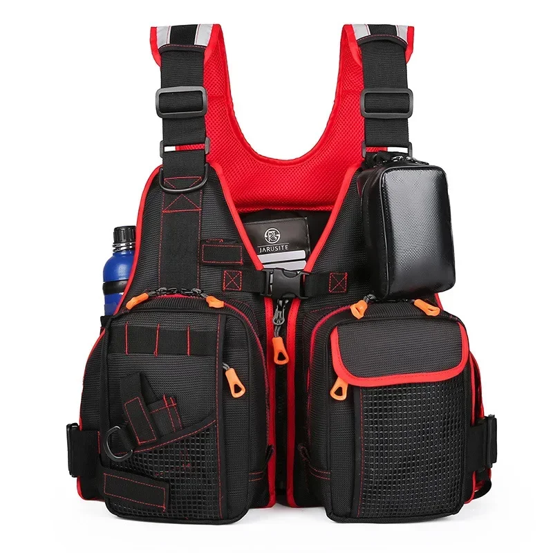 New Outdoor Large Buoyancy Fishing Vest Sea Fishing Life Jacket Fishing Vest Adult Men Swimming Life Jacket 낚시옷