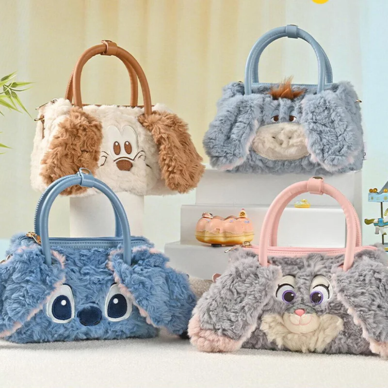 

Оригинальная плюшевая сумка-кроссбоди Disney Honey Pot с ручкой, сумка через плечо, мягкая сумочка, идеальный подарок для девочек