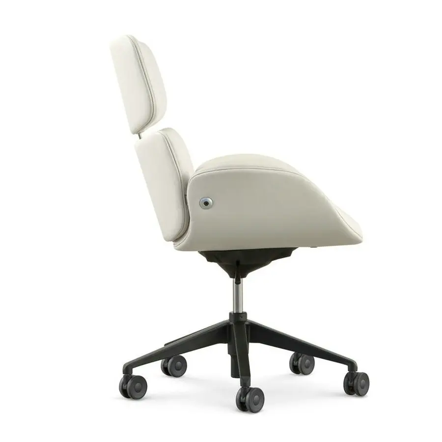 #Swivel Ajustable Height Ergonomic Executive Leather Computer Desk Office Chairs High Back Business Task Chair for Home Office