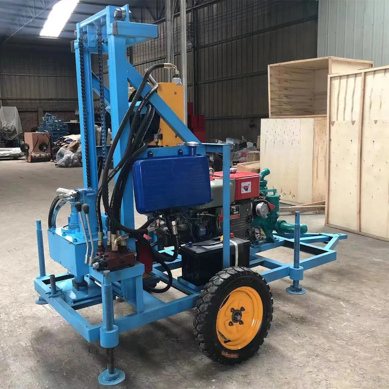 Moderate Price Water Drilling Rig Portable Hand  Well  