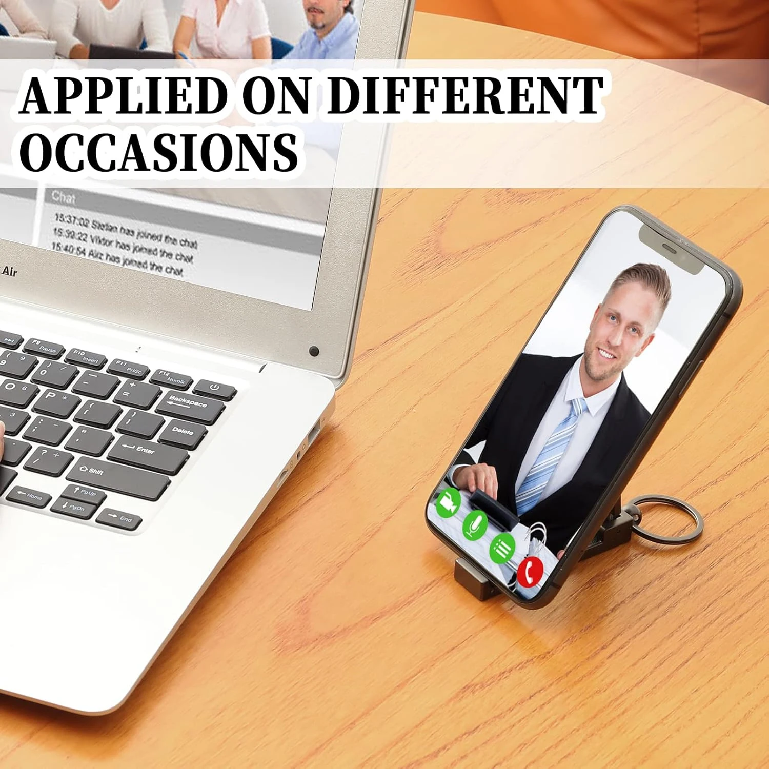 Gancio per portafoglio porta telefono portatile adatto per supporto per borsa pieghevole da tavolo, supporto per telefono maschio e femmina