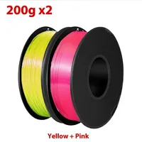 200g x2 PLA Silk pink Printer Filament Materials Marble 3D Printer Filament Printing wire Vacuum Packaging Gpld Silk 1.75mm 400g