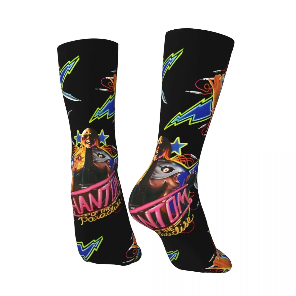 Hip Hop Vintage Attractive Crazy Men's compression Socks Unisex Phantom Of The Paradise Harajuku Pattern Printed Funny Novelty