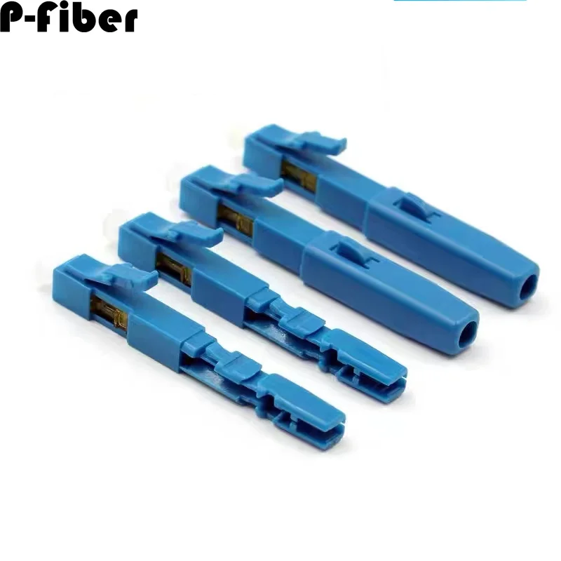 ขั้วต่อใยแก้วนำแสงแบบเร็ว LC 20 ชิ้น แบบเชื่อมเย็น สายสี่เหลี่ยม สายกลม สายไฟเบอร์ออปติกแบบผสม P-fiber