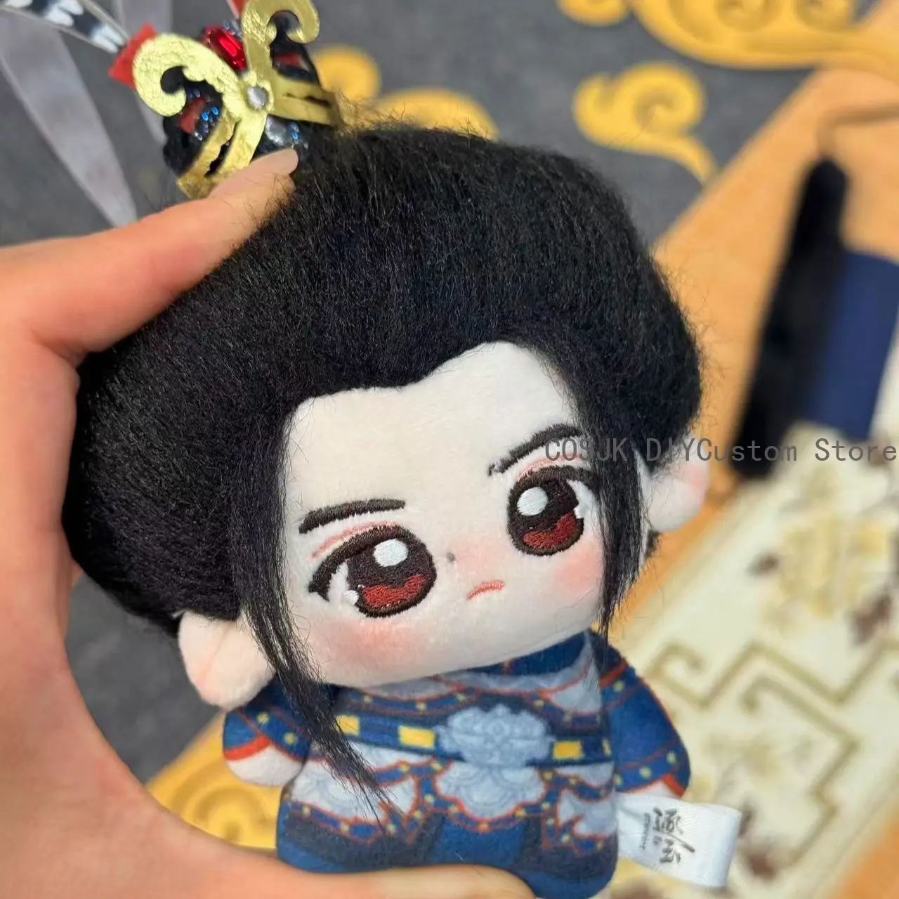

Authentic Zhuyu Zhang Linghe Xie Zheng Cosplay Soft Cotton Plush Stuffed Body Cartoon Mini Toy Figures Anime Fans Gifts 10CM