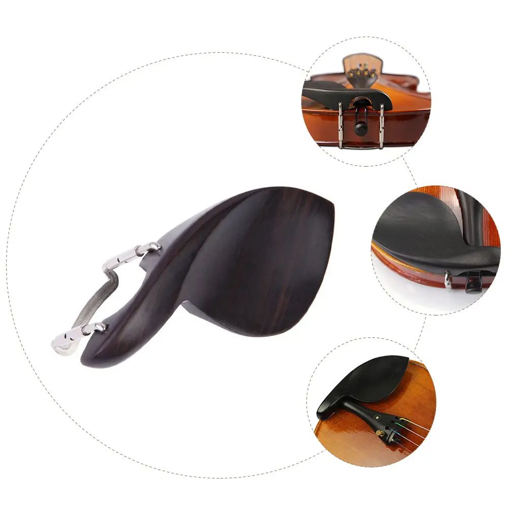 

Violin Chin Rest Parts Playing Supplies Wooden Made Braces Holder for Accessory