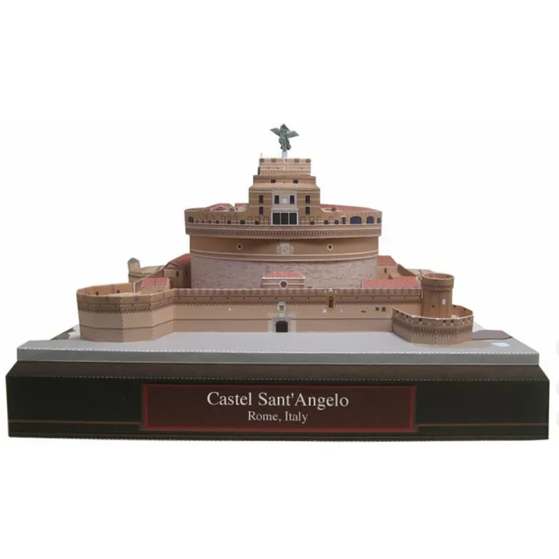 Castel Sant\'Angelo Taly 3D Paper Model Famous Handmade DIY Building Papercraft Toy
