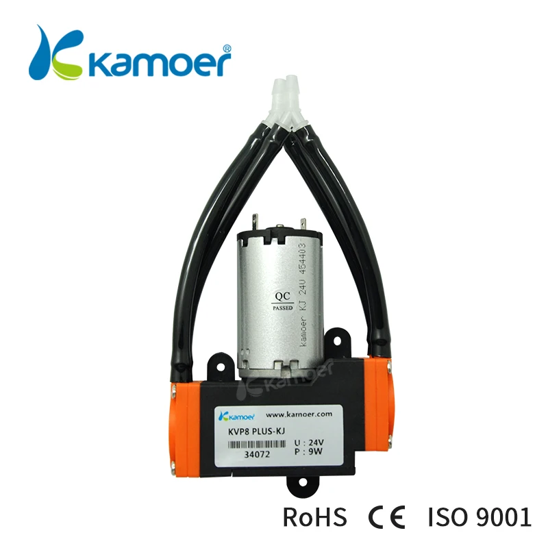 KVP8 Plus 12V 24V Mini Diaphragm Vacuum Air Negative Pressure Brush Motor Medical Gas Transfer Suction Pump