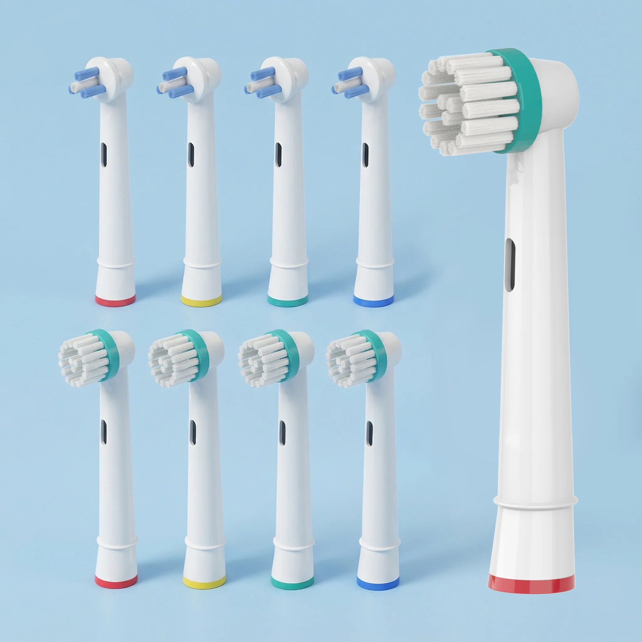 Replacement Brush Heads for Interdental/Braces Teeth Oral Hygiene Wisdom Tooth Fissures and Orthodontic Tip OLB D100/D25/D30/D32