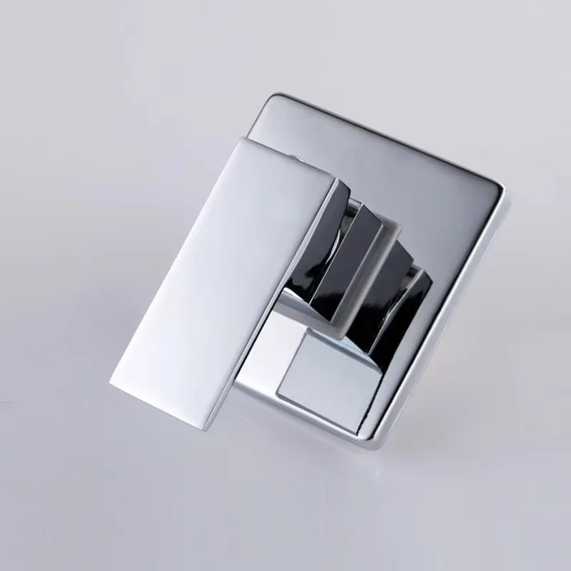 

Brass Bathroom Wall Mounted Hot Cold Mixing Valve Concealed 2 Inlet 1 Outlet Water Control Valve Single Lever for Hotel