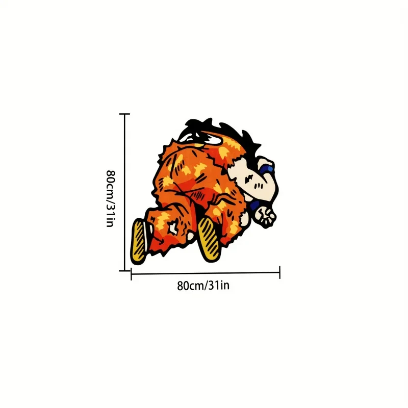 VIKAMA Cartoon Anime Pattern Floor Mat Soft Non-Slip Carpet for Gaming Room Bedroom Living Room Home Decor