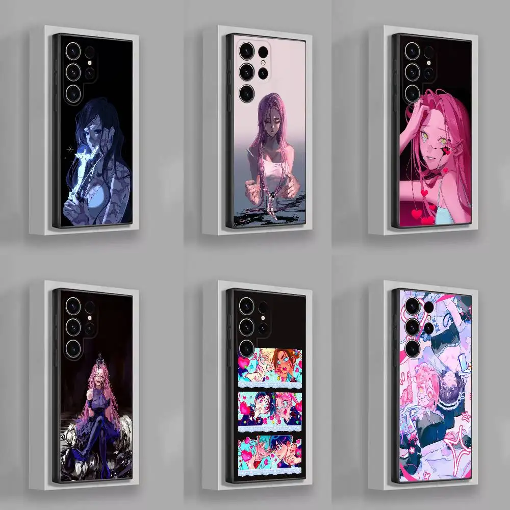 

Mizi Sua A-Alien Stage Phone Case For Samsung S25,S24,S21,S22,S23,S30,Ultra,S20,Plus,Fe,Lite,5G Black Cover