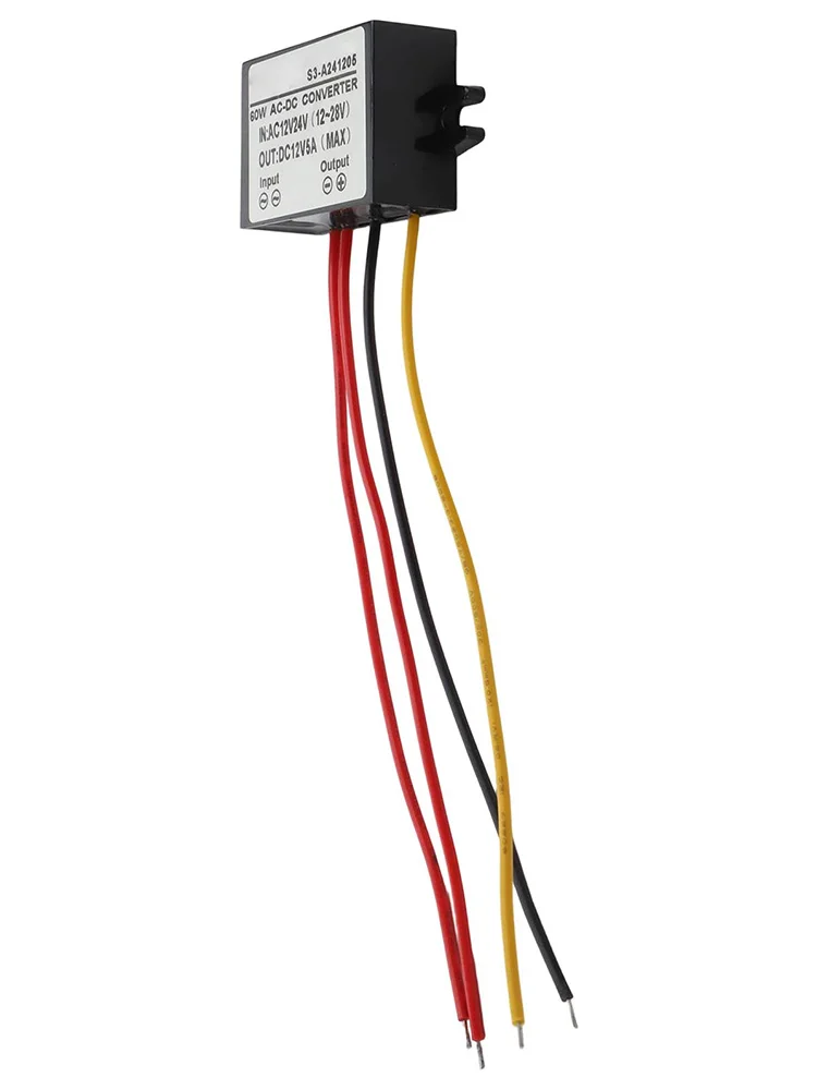 12V Adapter Power Converter Heavy Rain Outdoor Use Smart Chip Voltage Converter With Protection 95 Conversion Efficiency