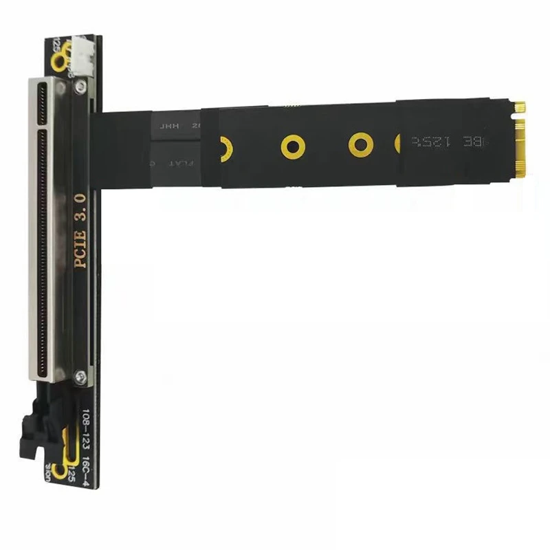 

Переходник NVME к PCIE X16, кабель M.2 -Mkey к 16X, внешний кабель для видеокарты M2, прочный 30 см