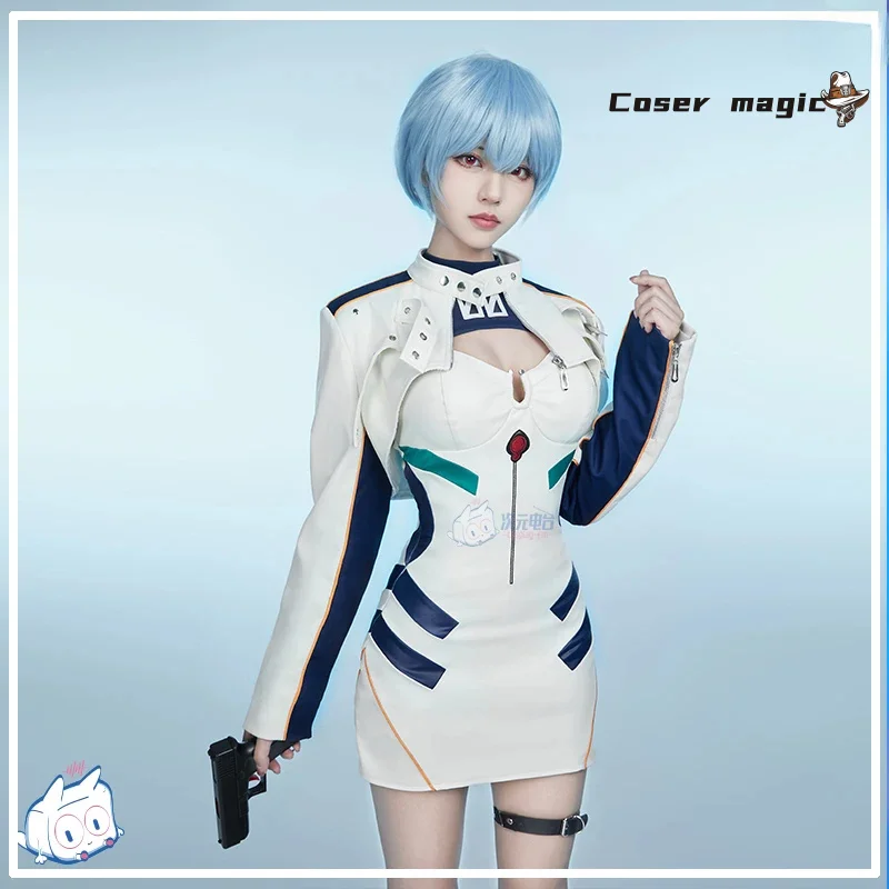 Anime EVA Ayanami Rei Cosplay Costume Uniform Halloween Carnival Party Christmas Play Role Clothes Clothing