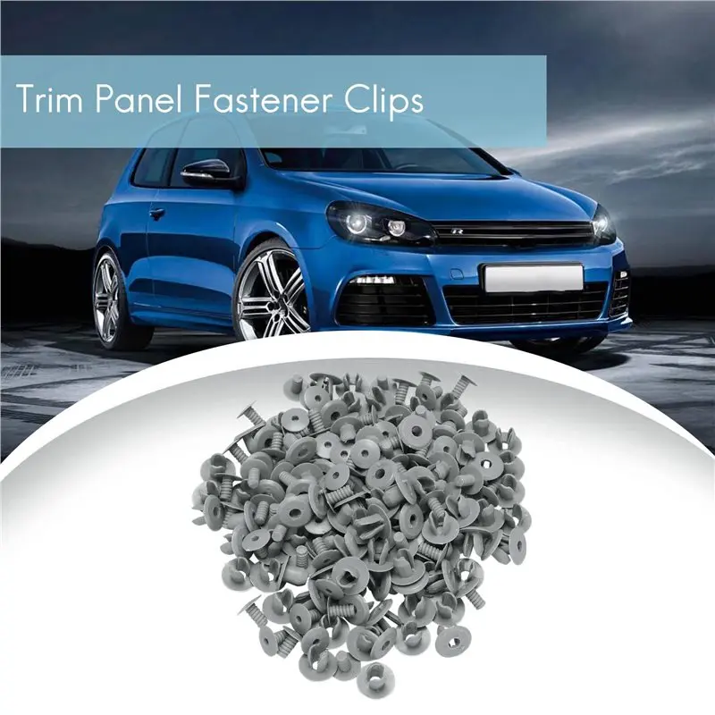 A56P-100X For T4 T5 Transporter Eurovan Dark Grey Trim Panel Lining Clips