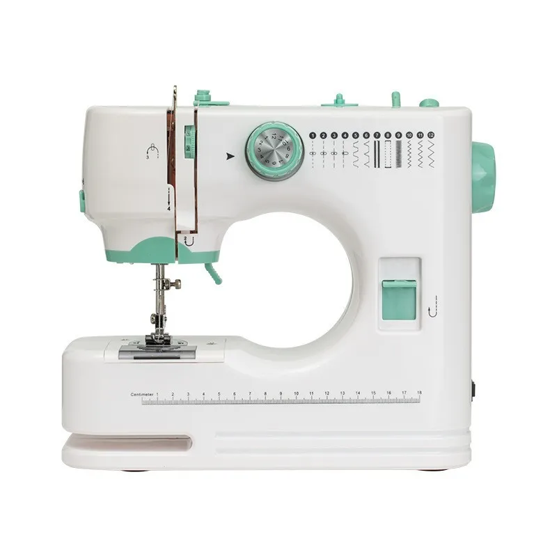 （2026）hotPortable Electric Mini Sewing Machine with 12 Built-in Stitches Overlock Small Sewing Machine for Clothes Beg