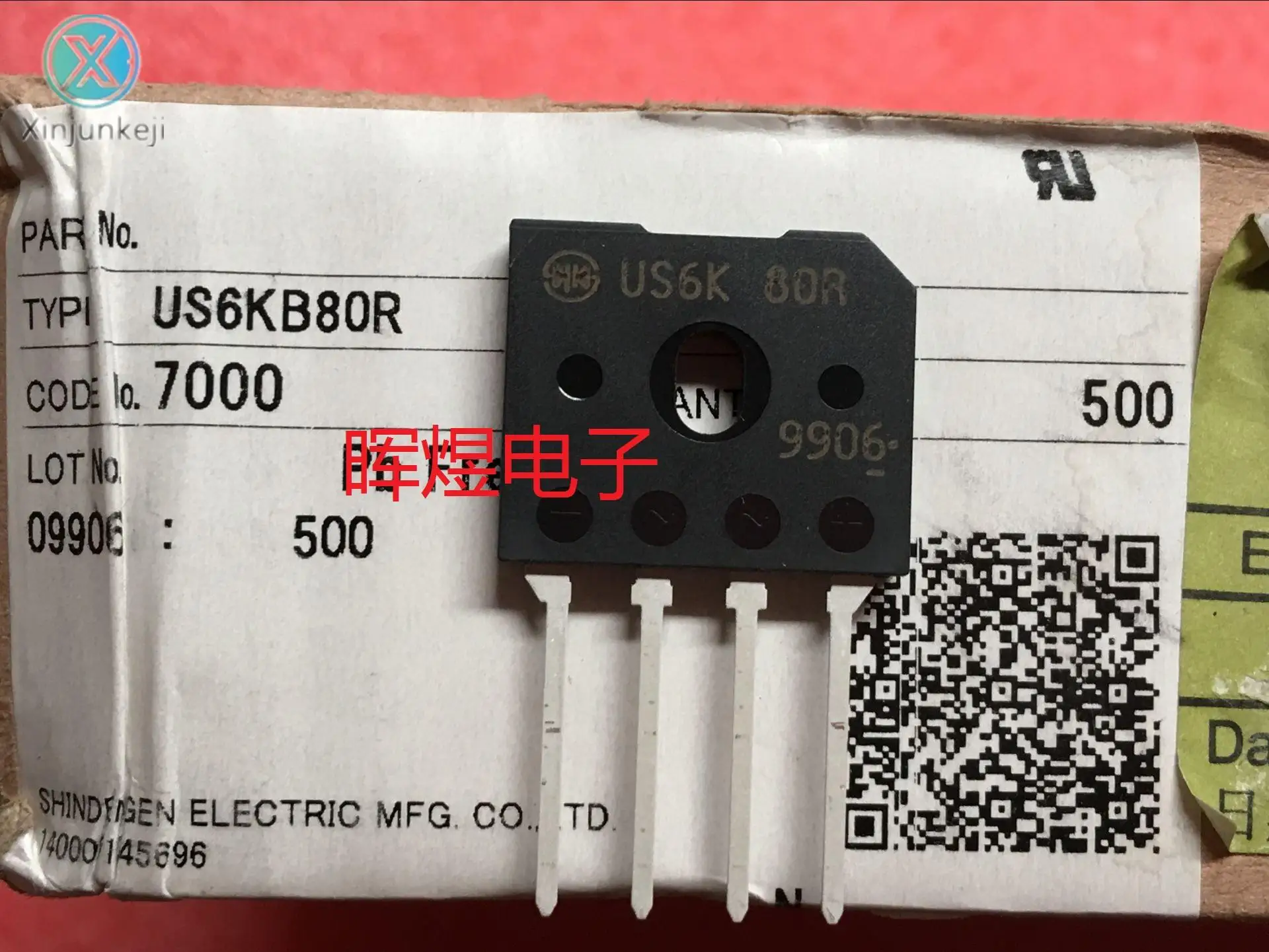 10Pcs Original ใหม่ US6KB80R US6K80R 6A800V Rectifier สะพาน Pile