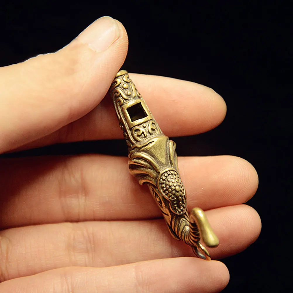 

Elephant Survival Whistle Camping Whistles Brass Nose Training Animal Sound