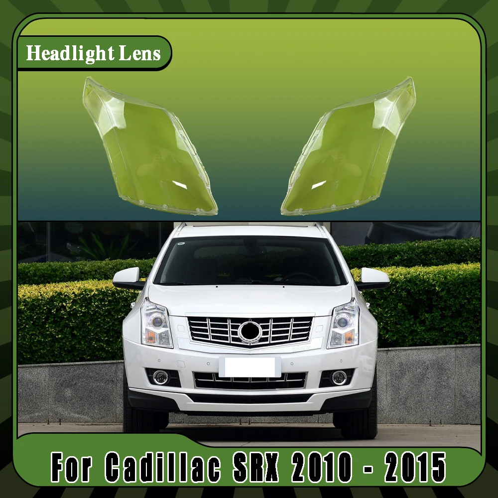 Auto-Lichtkappen Scheinwerferabdeckung Lampengehäuse Glaslinse Lampenschirm Scheinwerfergehäuse für Cadillac SRX 2010 2011 2012 2013 2014 2015
