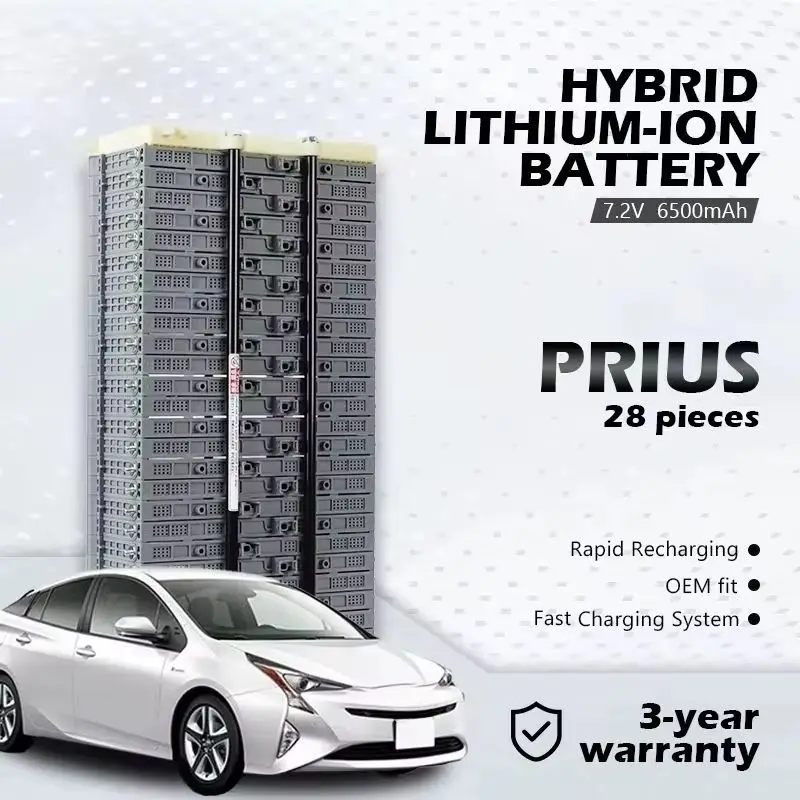 Hybrid Car Battery 7.2V, Lithium Ion Replacement for Toyota Auris 2010-2016, High Performance Hybrid Module