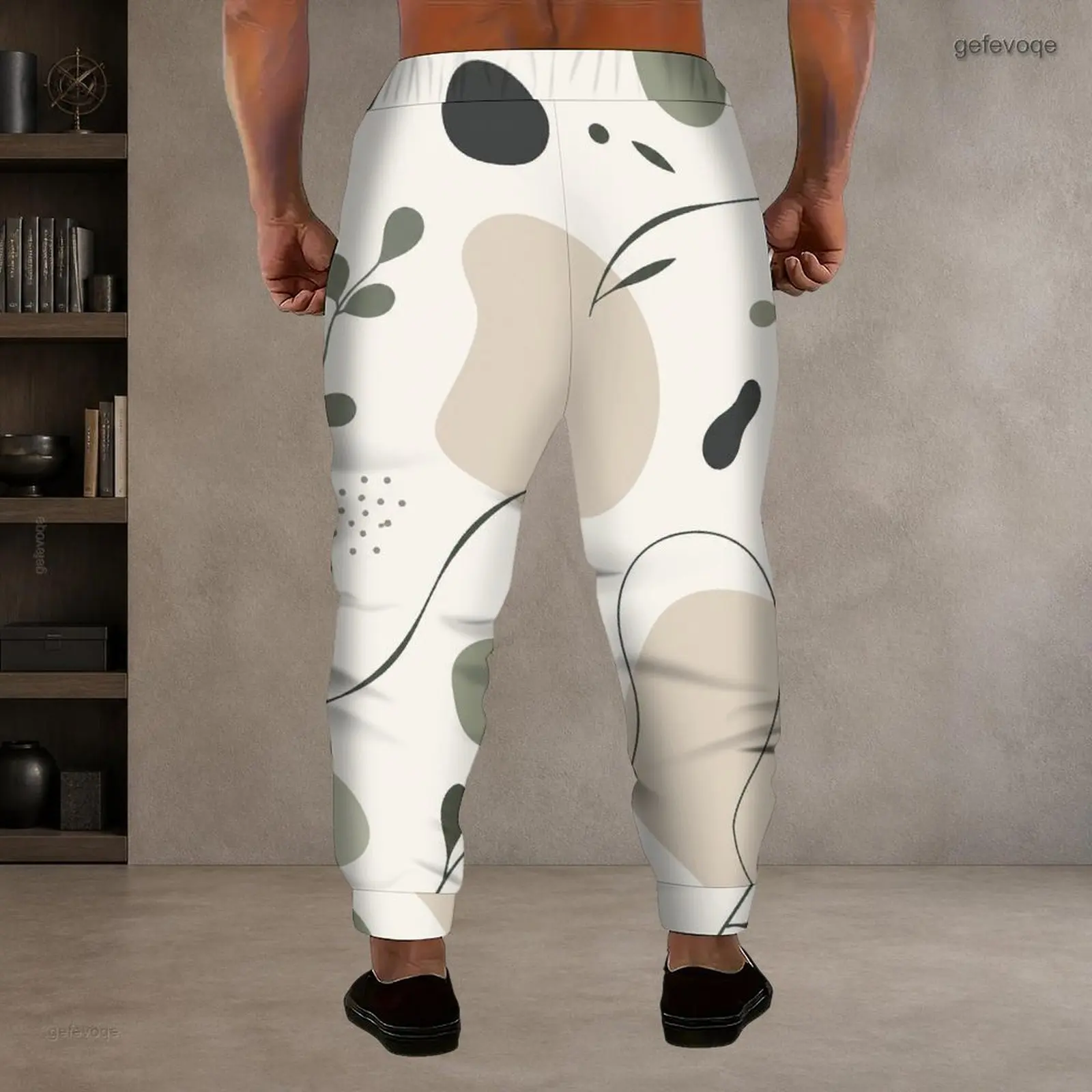 Men's Printed Drawstring Joggers — product detail 20