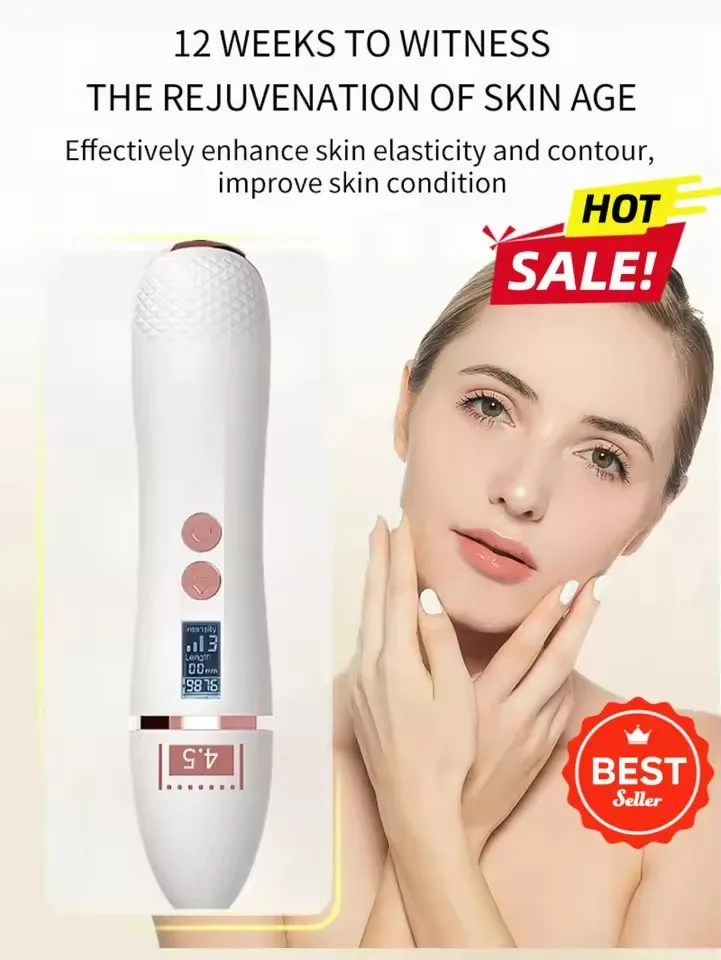 At Home 7D HIFU Lifting Device for Facial Anti Aging and Wrinkle Reduction Precise Skin Tightening Eye Neck Care Massager Tool