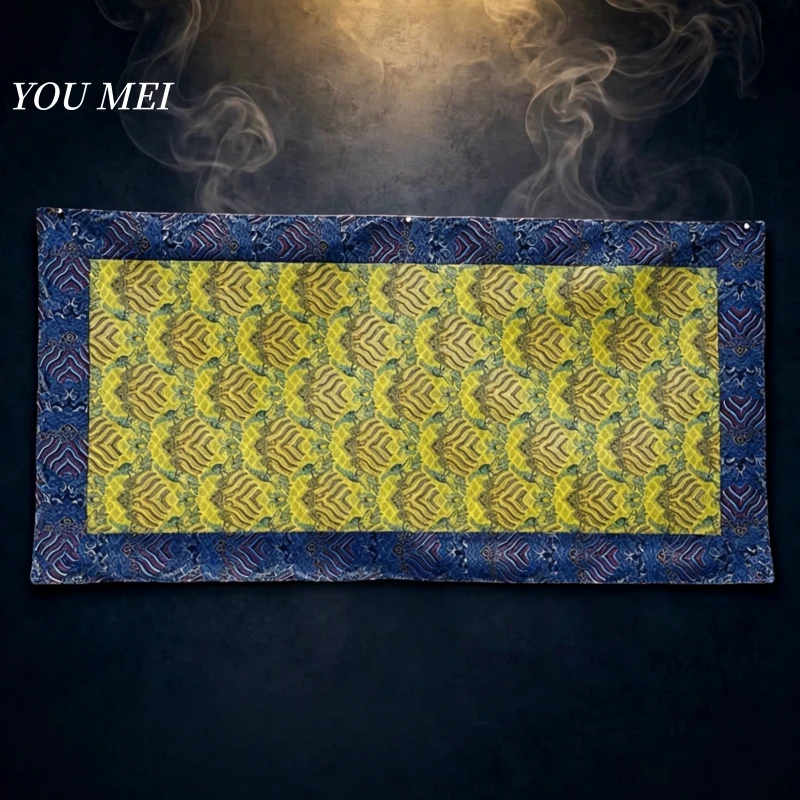 Tibetan-Style Embroidery Fengjiang Cliff Seawater Tablecloth,Altars Buddhist Item Various Styles Home Cloth,Temple Decoration