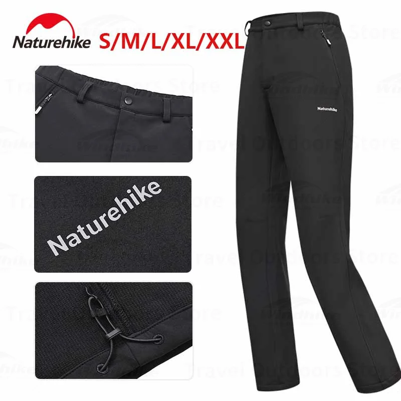 

Naturehike Soft Shell Winter Pants Hiking Climbing Warm Polar Fleece Clothing Camping Outdoor Waterproof Trousers Man Woman