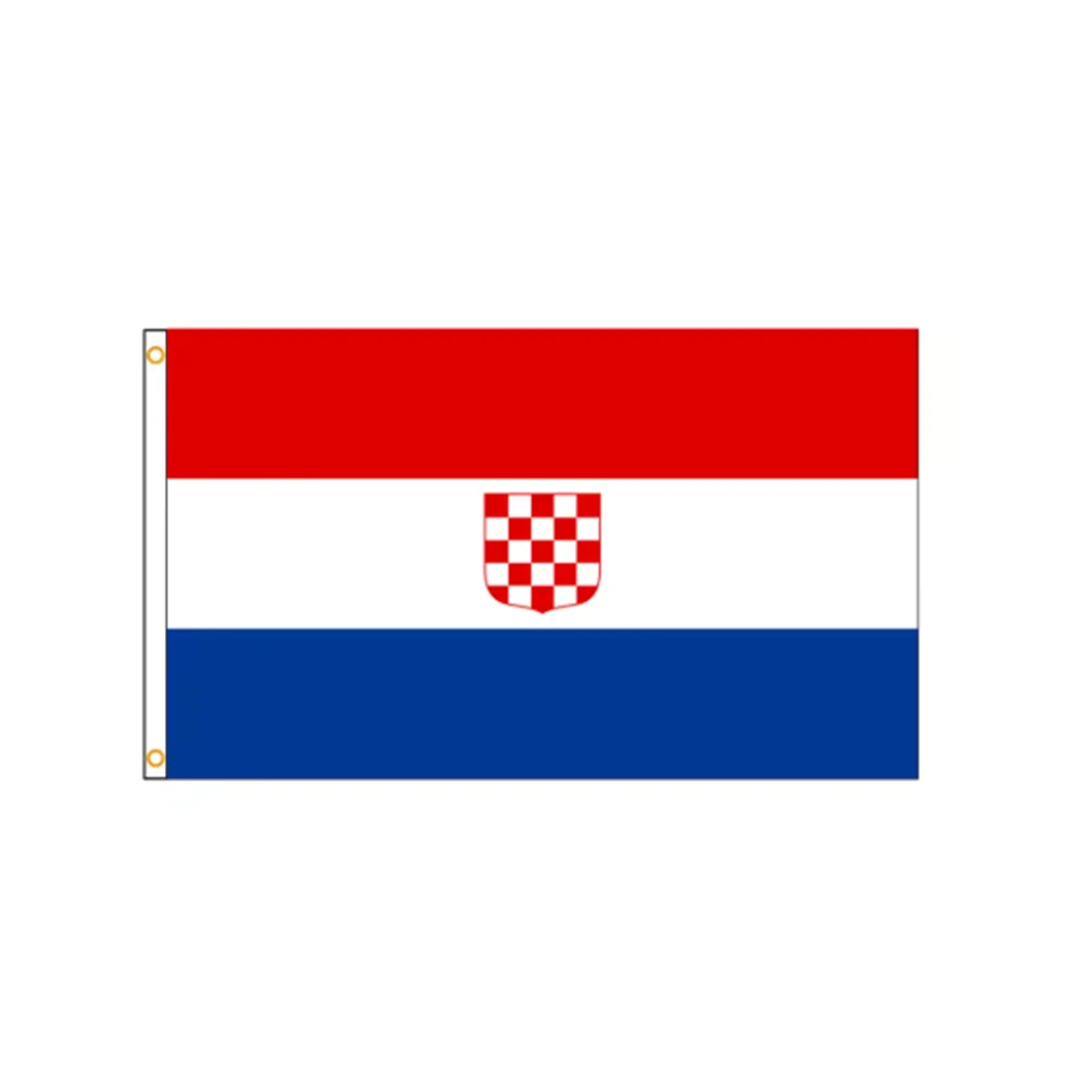 Croatia National Flag 2x3ft 3x5ft Polyester Weather Resistant Banner With Metal Grommets Indoor Outdoor Garden Wall Decor