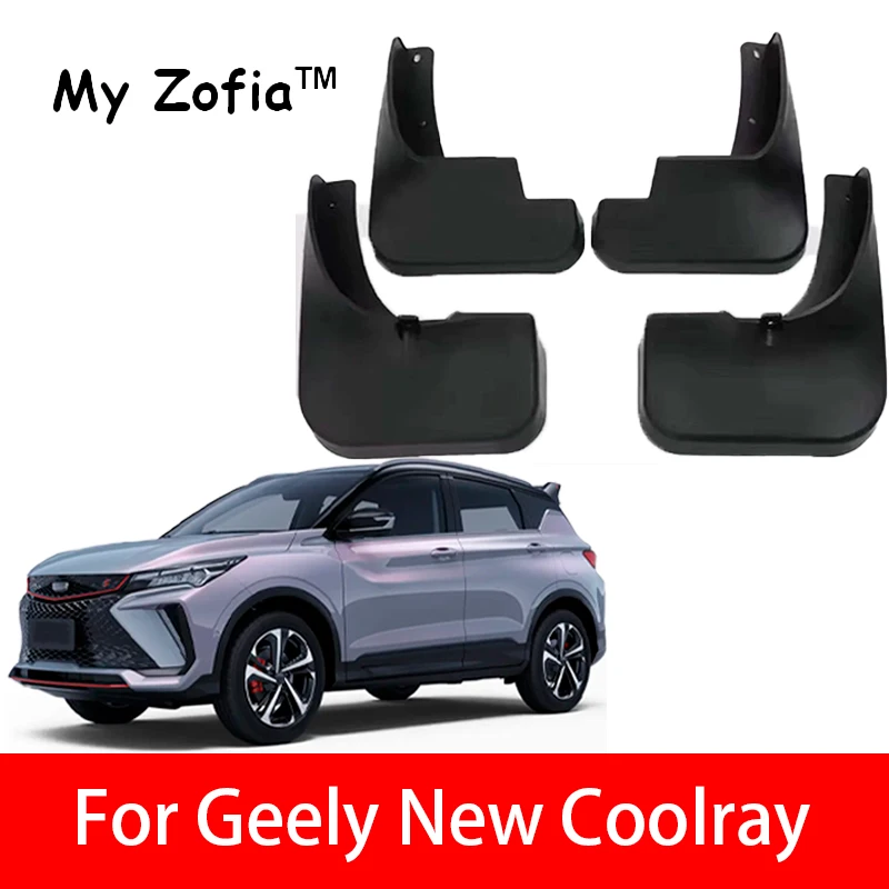 For Geely New Coolray 2023 2024 2025 Car Styling mudflaps mud splash guard  fender mudapron protection flap Auto Accessories