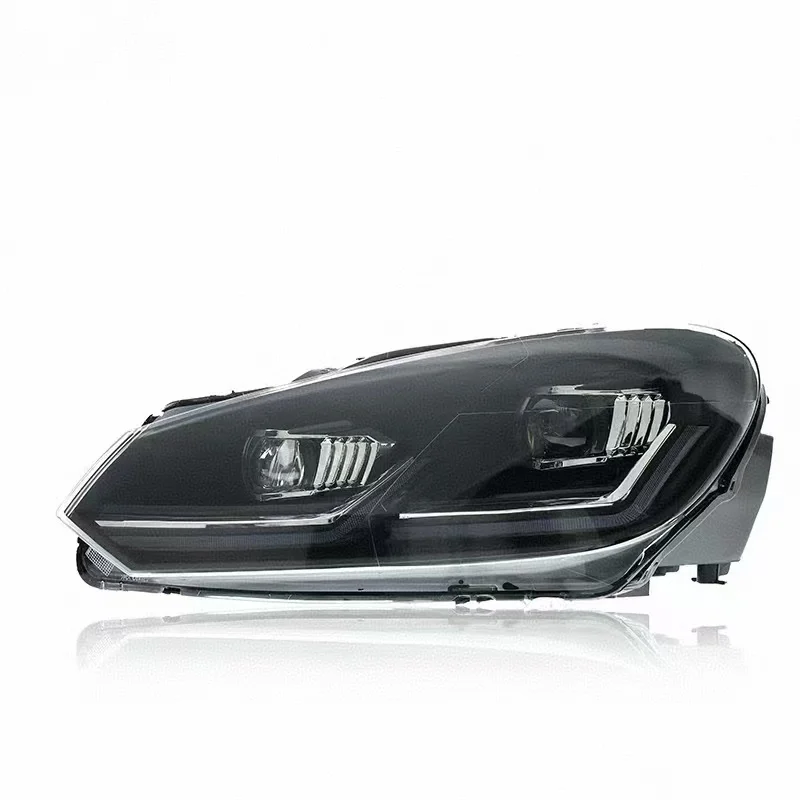 Auto LED Headlights for 2008-2013 Volkswagen Golf 6 New Condition Daytime Running Lighting System with 12V
