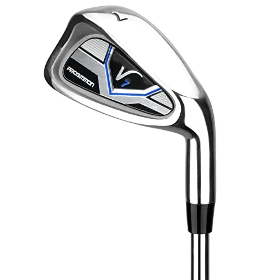 مجموعة نوادي الجولف للرجال من Prosimmon Golf V7 مع حقيبة حمل للاعبين في اليد اليمنى - مجموعة كاملة للمبتدئين والذهاب المتوسطين #5