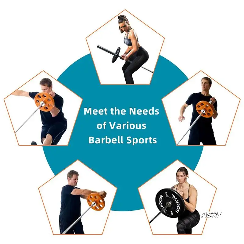 

1 PCS Black Barbell Base Workout Anti-Slip Attachment For Home Gym,For Barbell End