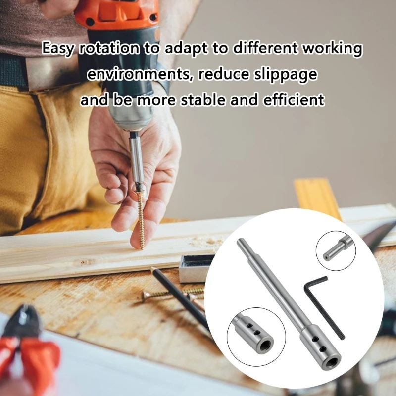 Extension du conducteur forte perceuse Longueur du support 173 mm Extension D2rd