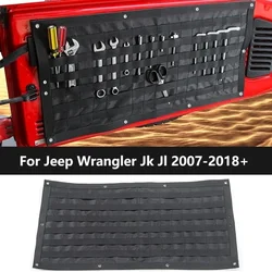 Fit For Jeep Wrangler Jk Jl 2007-2023 High Quality Tail Door Storage Bags Tool Kit Organizer Camping Mat Car Accessories