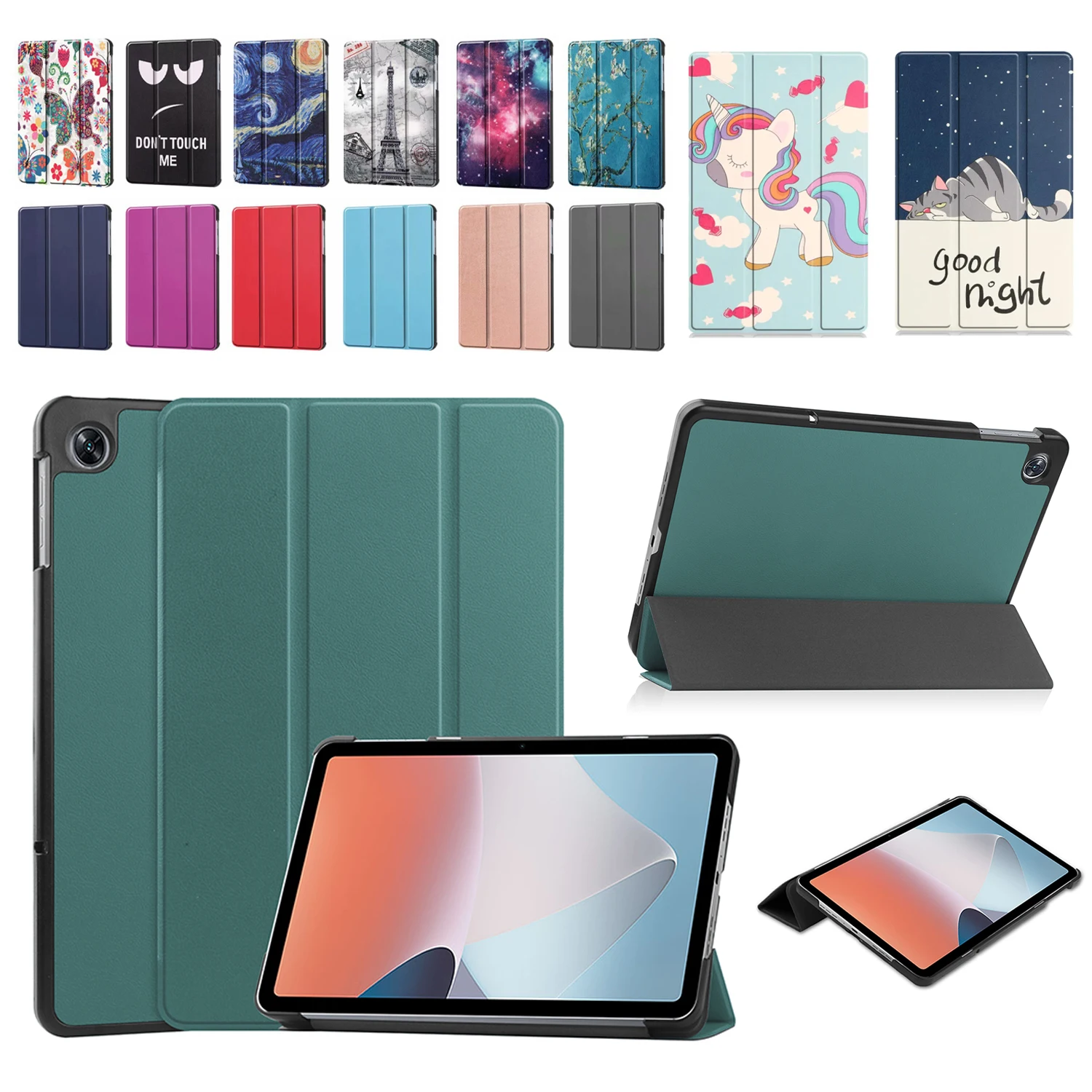 

Чехол для Oppo Pad Air 2022, 10,36 дюйма, откидная подставка, чехол для смарт-планшета, магнитный чехол Folio, автоматический сон, пробуждение, дети OPD2102 X21N2 Tab Funda