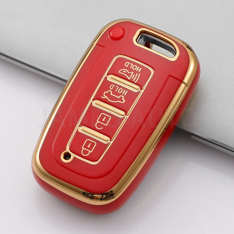 4 Buttons Car Key Case Cover Shell Fob For Kia Hyundai EQUUS Optima K5 Forte Opirus Rohens Ix35 SOUL SORENTO MOHAVE Borrego