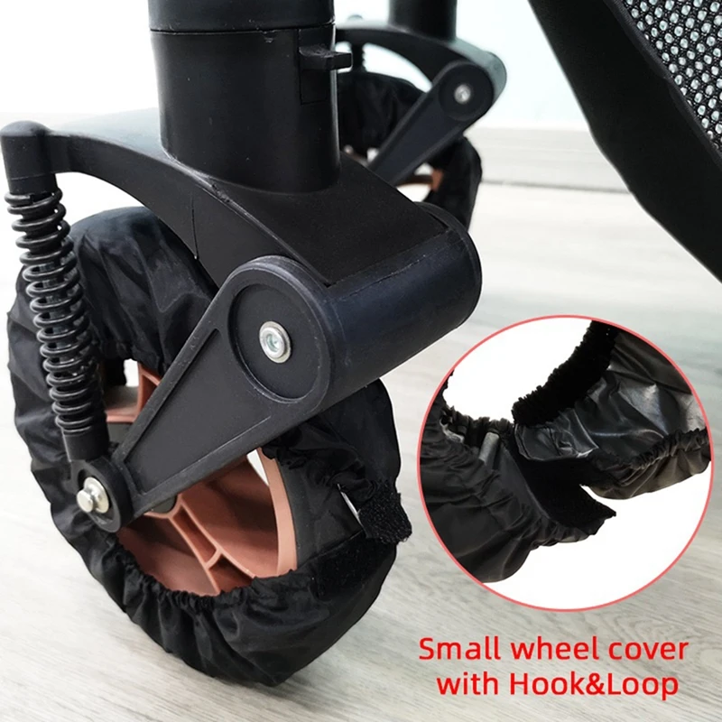 Baby Stroller Wheel Cover Dustproof Wheelchair Tire Protector Infant Pushchair Pram Wheel Anti-Dirty Cover