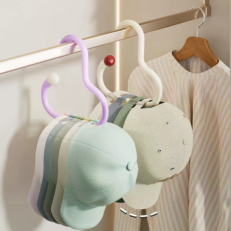 الدوبامين الإبداعية حلقة شماعات المضادة للانزلاق معلقة قبعة وشاح وشاح متعدد الوظائف تخزين المنزل قطعة أثرية #3