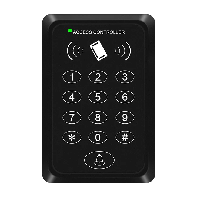 RFID-Tastatur für das Zugangs kontroll system wasserdichte Tastatur abdeckung im Freien 10 stücke em4100/tk4100 Schlüssel anhänger Türöffner für Schloss system