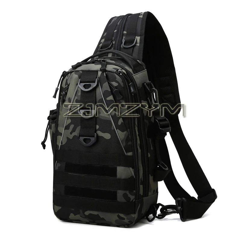 Multifunctional Large Capacity Backpack Lightweight Fishing Gear Crossbody Bag Fishing Rucksacks Tactical Backpacks