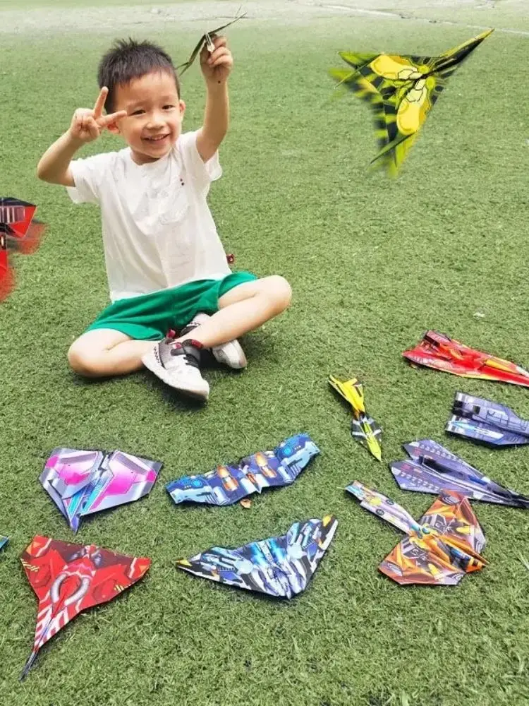 36 stuks DIY kinderen origami vliegtuig ouder-kind full-color handgemaakt speelgoed vliegtuig educatief speelgoed hands-on vermogen puzzel speelgoed - afbeelding 2