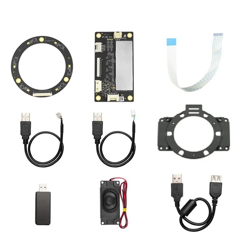Far-Field microfoon Ring Array-module ROS 6-microfoon spraakbord 6-microfoon positionering navigatie